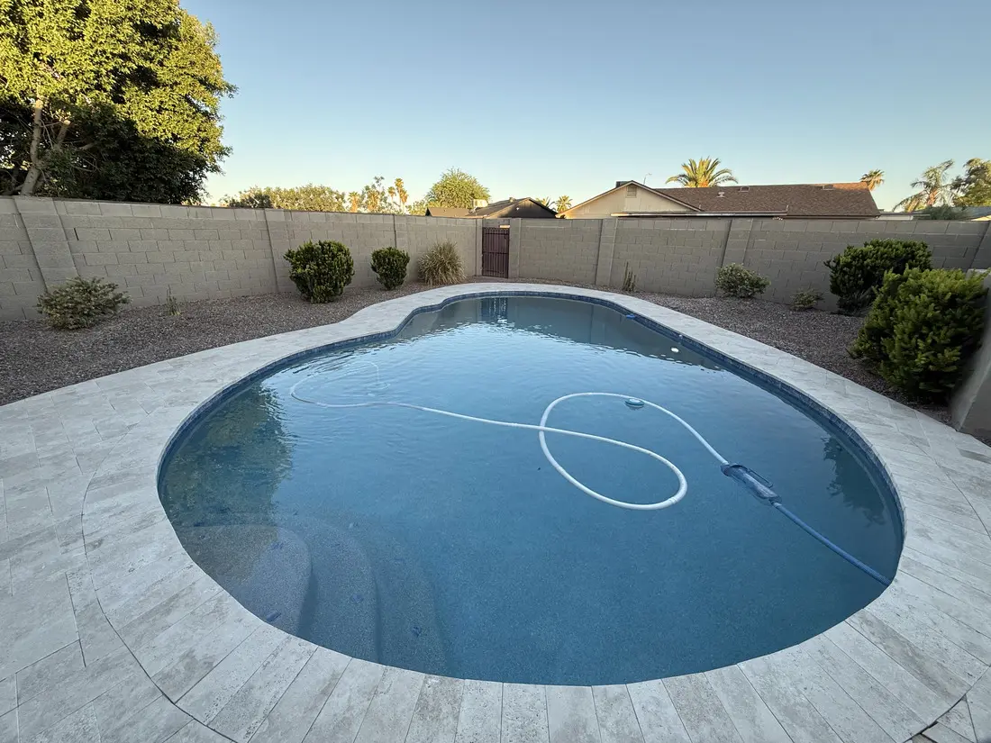 The pool at midday